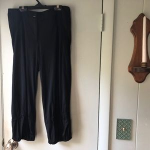 Crop Joggers Black Pants Dolceeza Large